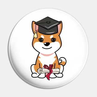 Cute orange dog is a graduate Pin