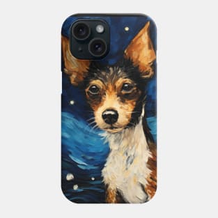 Toy Fox Terrier Night Phone Case