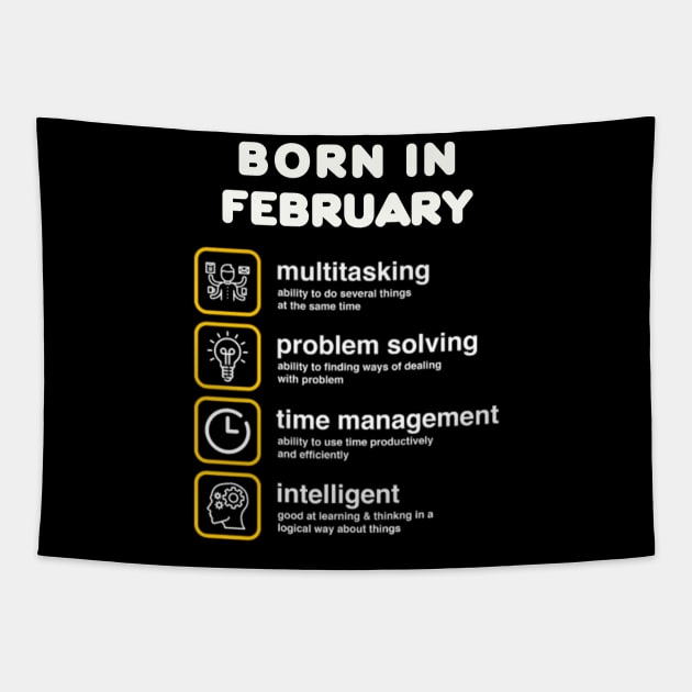 Born in February Tapestry by BambooBox