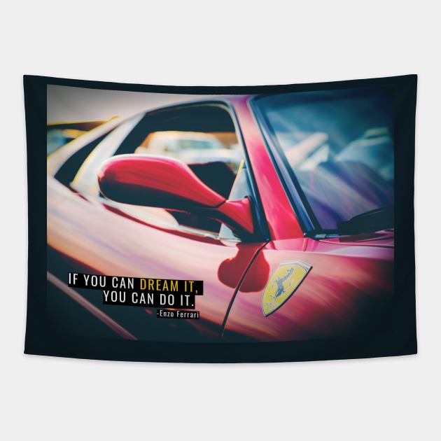 Dream it, Do it Tapestry by Millionaire Quotes