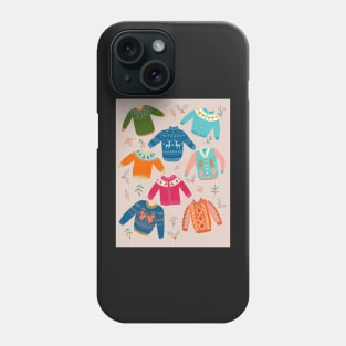 Sweater weather illustration Phone Case