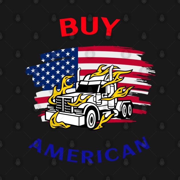 American Trucker Buy American RWB by Teamster Life