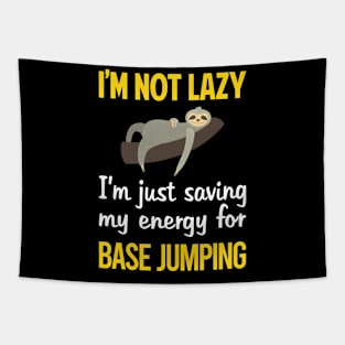 Funny Lazy Base Jumping Tapestry