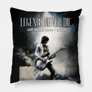 Jeff Beck No. 9: Legends Never Die , Rest In Peace 1944 - 2023 (RIP) Pillow