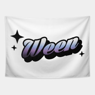 Ween - Retro Classic Typography Style Tapestry