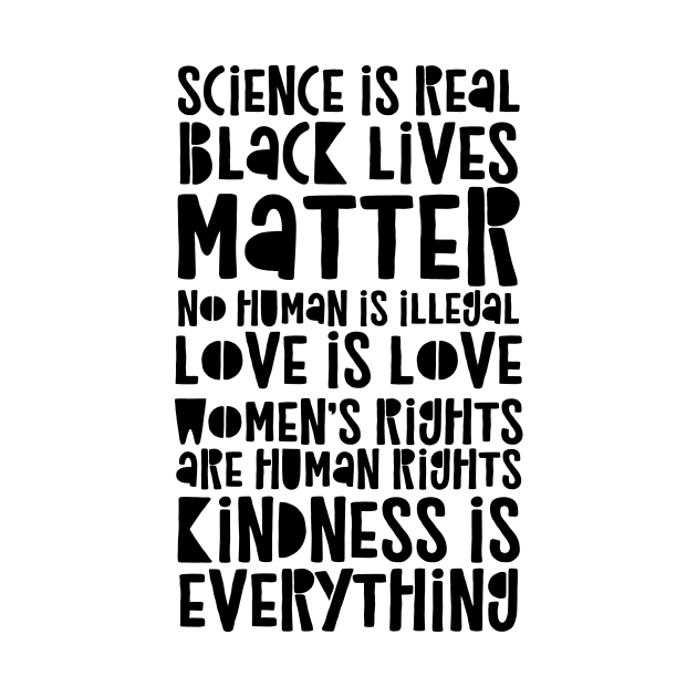 Disover Science Is Real - Black Lives Matter - Love Is Love - Science Is Real Black Lives Matter - T-Shirt