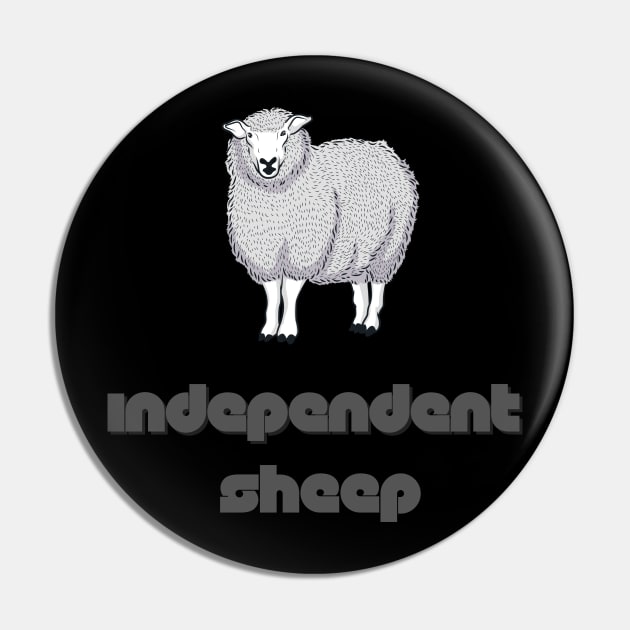 Independent sheep Pin by OnuM2018