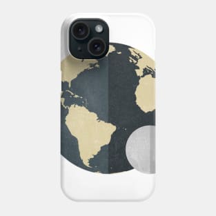 Earth and Moon Phone Case