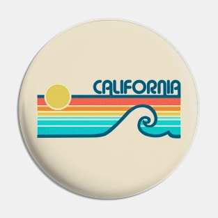 California Wave Pin