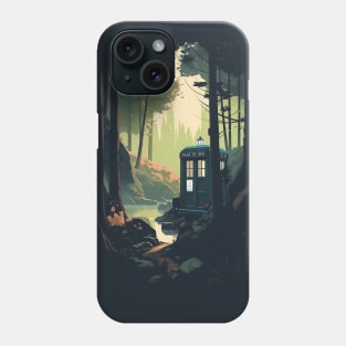 Dr Who Travel Poster Phone Case