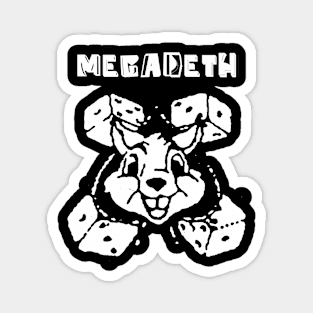 megadeth dice bunny Magnet