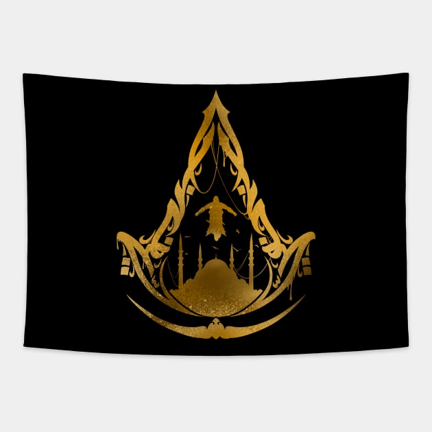 Assasin’s Creed Mirage Gold Version Tapestry by KNTG