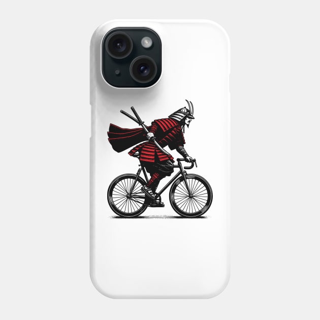 Cycling Japanese Warrior Phone Case by susanne.haewss@googlemail.com