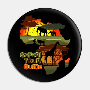 Safari Tour Guide Pin