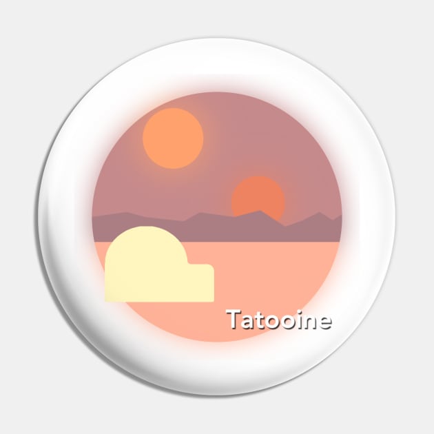 Tatooine Pin by TechGeekGaming