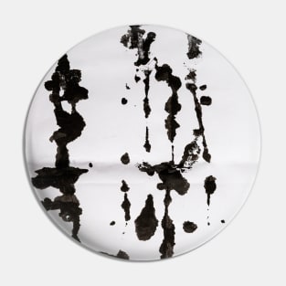 Black Ink Splatter - Alternative III Pin