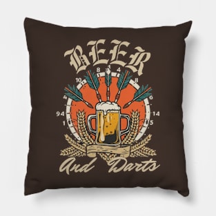 Darts & Beer Pillow