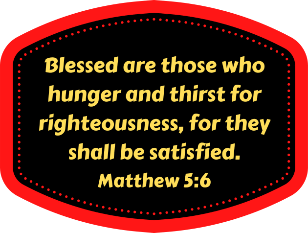 Bible Verse Matthew 5:6 Kids T-Shirt by Prayingwarrior