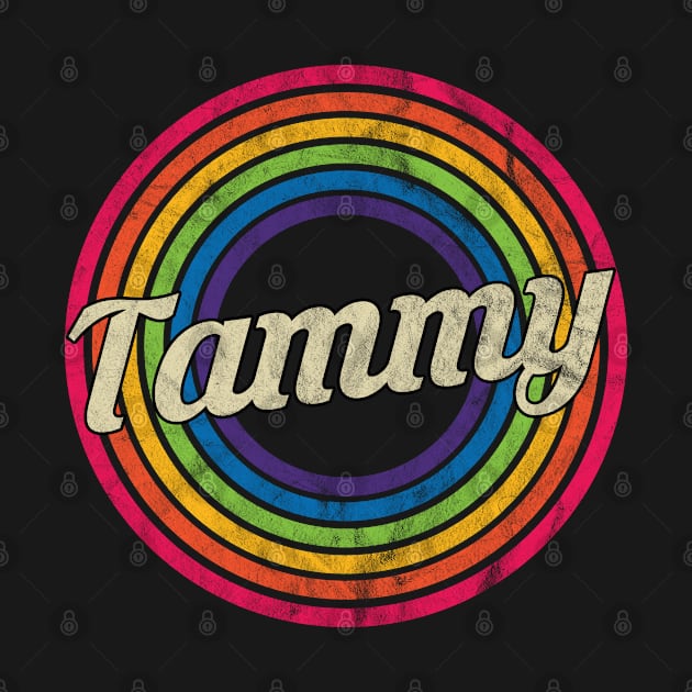 Tammy - Retro Rainbow Faded-Style by MaydenArt