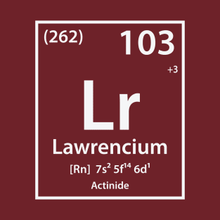 Lawrencium Element T-Shirt