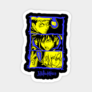 JJK Trio Anime Fanart Magnet