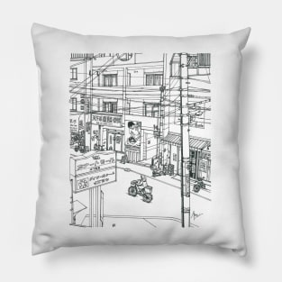 Osaka Japan Pillow