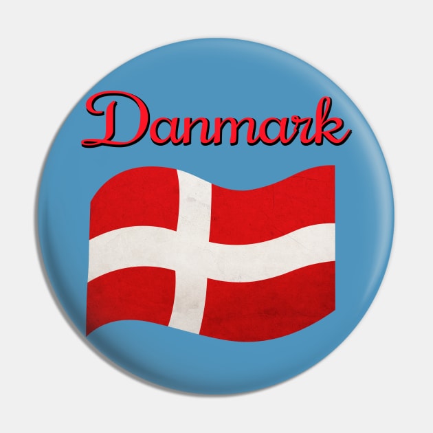 The flag of Denmark, danmarks flag Pin by Purrfect