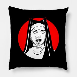 Satanic Nun. Bad Nun Pillow