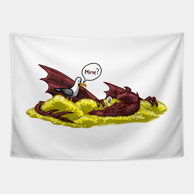 Smaug's Gold: Mine? Tapestry by sugarpoultry