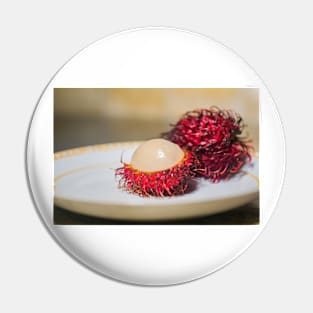 Rambutan cut in half Pin