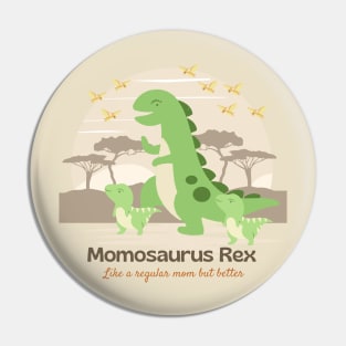 Mother's Day Dinosaur Design Pin
