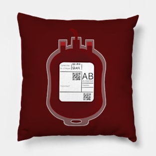 AB+ Blood Bags Pillow