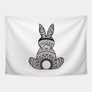 Bunny Rabbit Mandala Tapestry