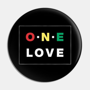 ONE LOVE Pin