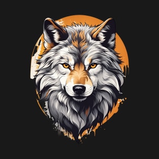 Wolf Wildlife AI Art T-Shirt