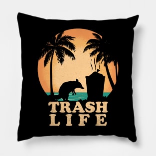 Trash Life Pillow