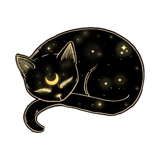 Celestial Space Kitty T-Shirt