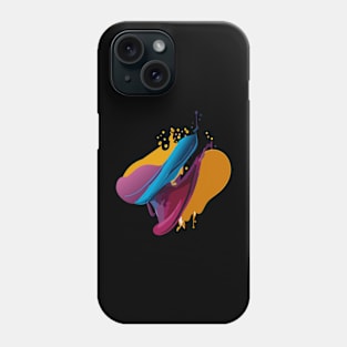 abstract fluid acrylics Phone Case