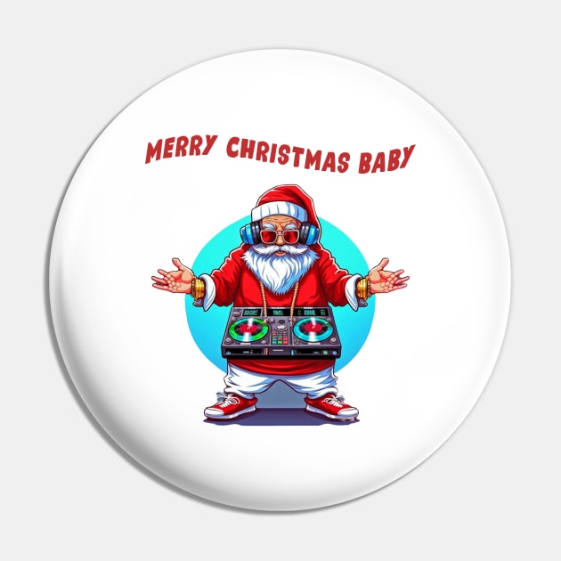 Merry Christmas Baby Pin by Mysticalart