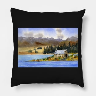 Church of the Good Shepherd, Tekapo, New Zealand Pillow