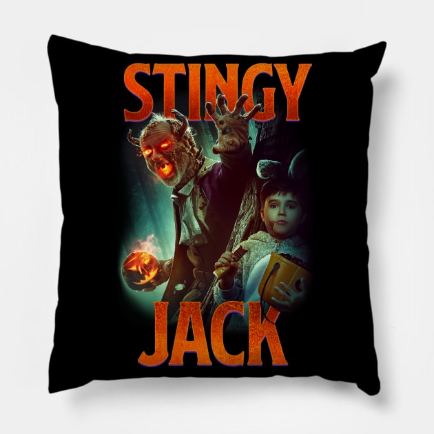 Stingy Jack (with text) Pillow by Jeff Chapman