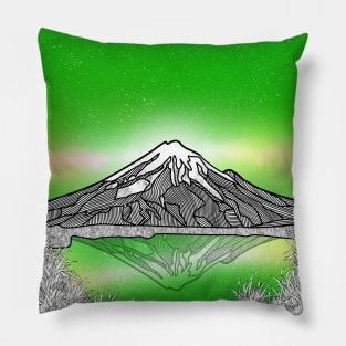 New Zealand Mountains Pillow