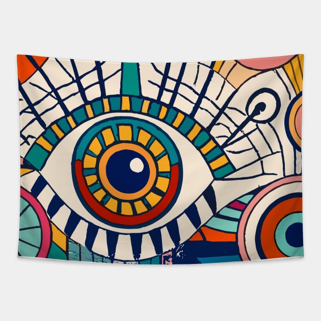 Ophthalmologist art Brafdesign Tapestry by Brafdesign