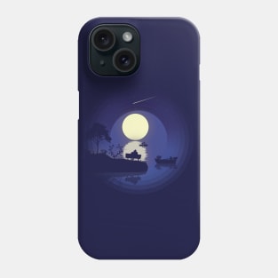 Lover Silhouette Illustratio Phone Case