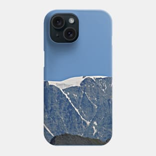 Snowy Mountain Ridge Alpine Landscape Phone Case