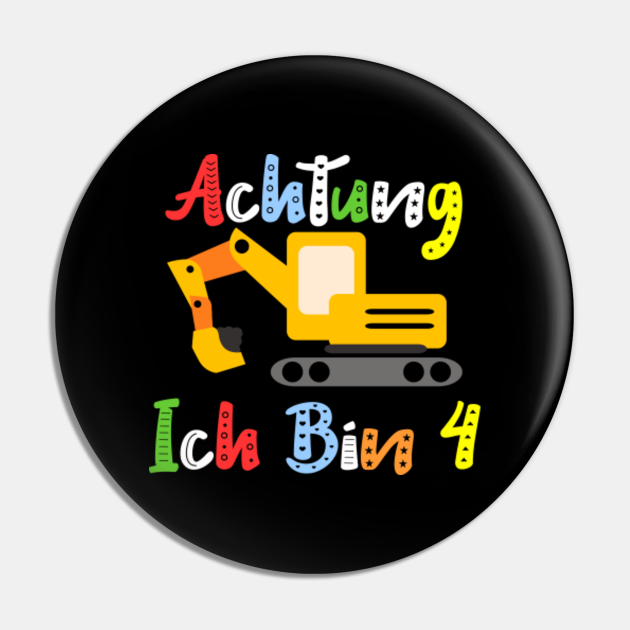 Jungen &amp; Mädchen Kindergeburtstag ich bin 4 Geburtstag Jungen 4 Jahre