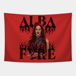 Alba Fyre Pose Tapestry