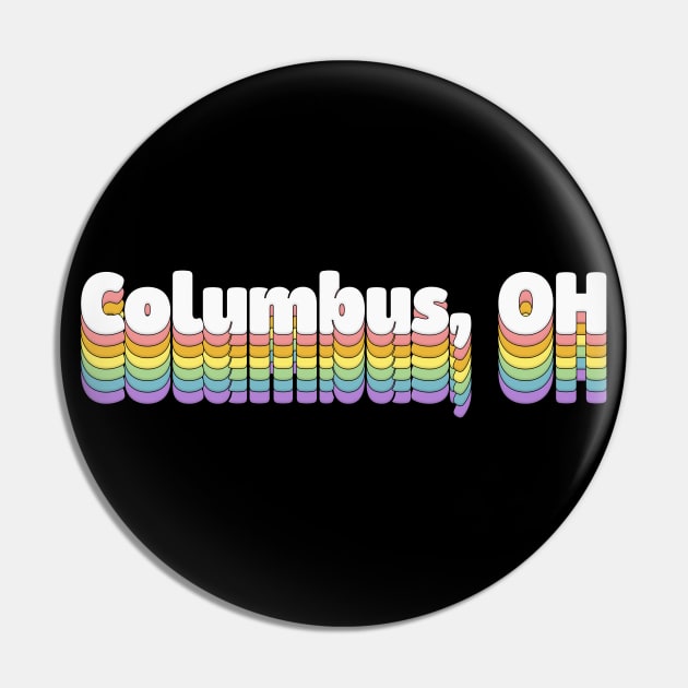 Columbus, OH // Retro Typography Design Pin by DankFutura