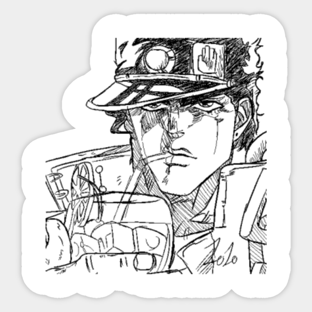 Jotaro Kujo Jotaro Kujo Aufkleber Teepublic De