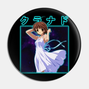 Retro Nagisa Clannad Manga Pin